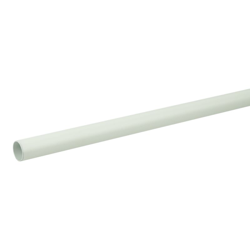 GoodHome Anafi gardinstang 19 mm 240 cm hvid
