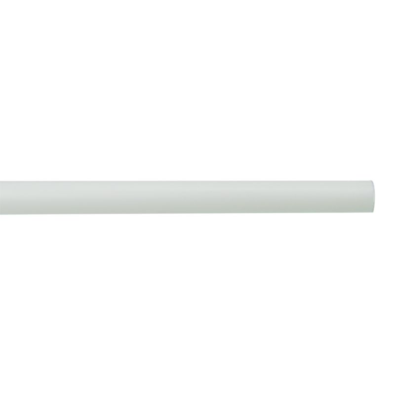 GoodHome Anafi gardinstang 19 mm 240 cm hvid