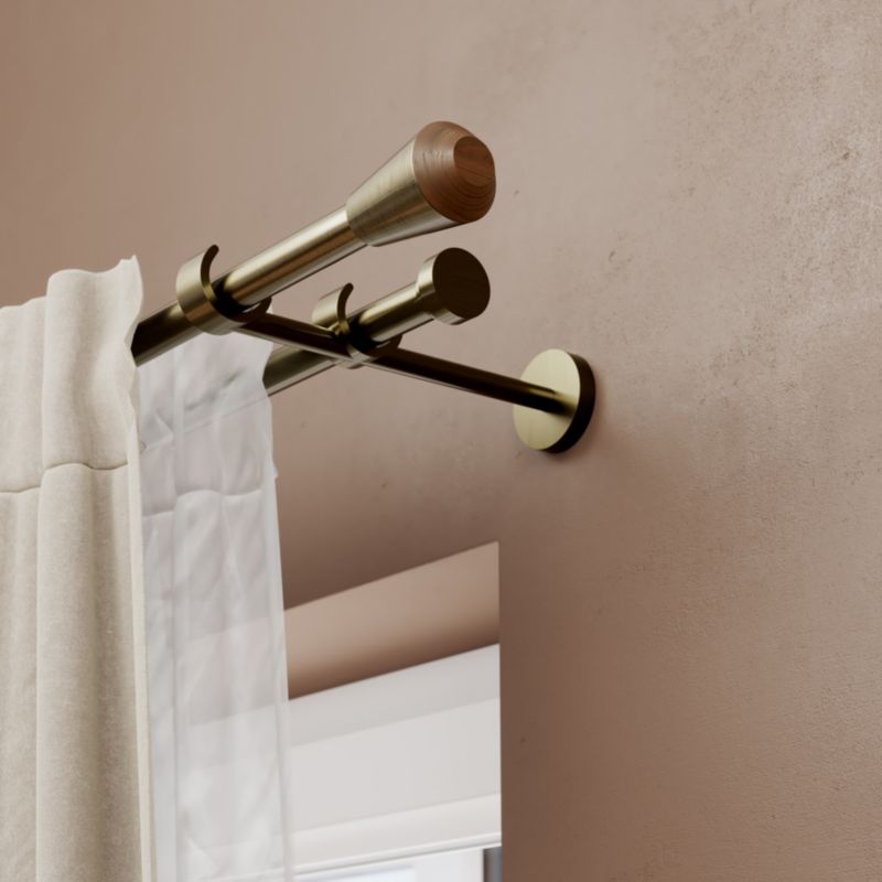 GoodHome Antiki gardinstang 19 mm 240 cm i guld