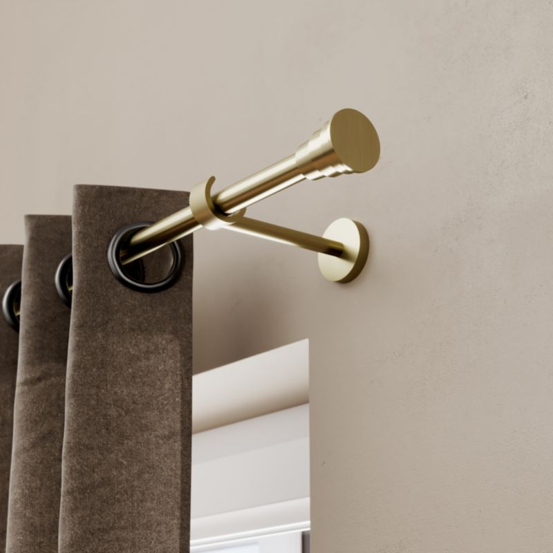 Gardinstang GoodHome Elasa 19 mm 160 cm Guldfarvet