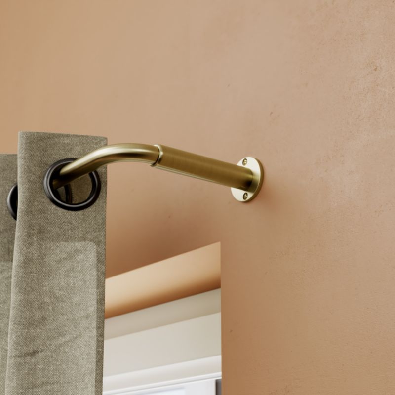GoodHome Elasa gardinstang 19 mm 240 cm i guld