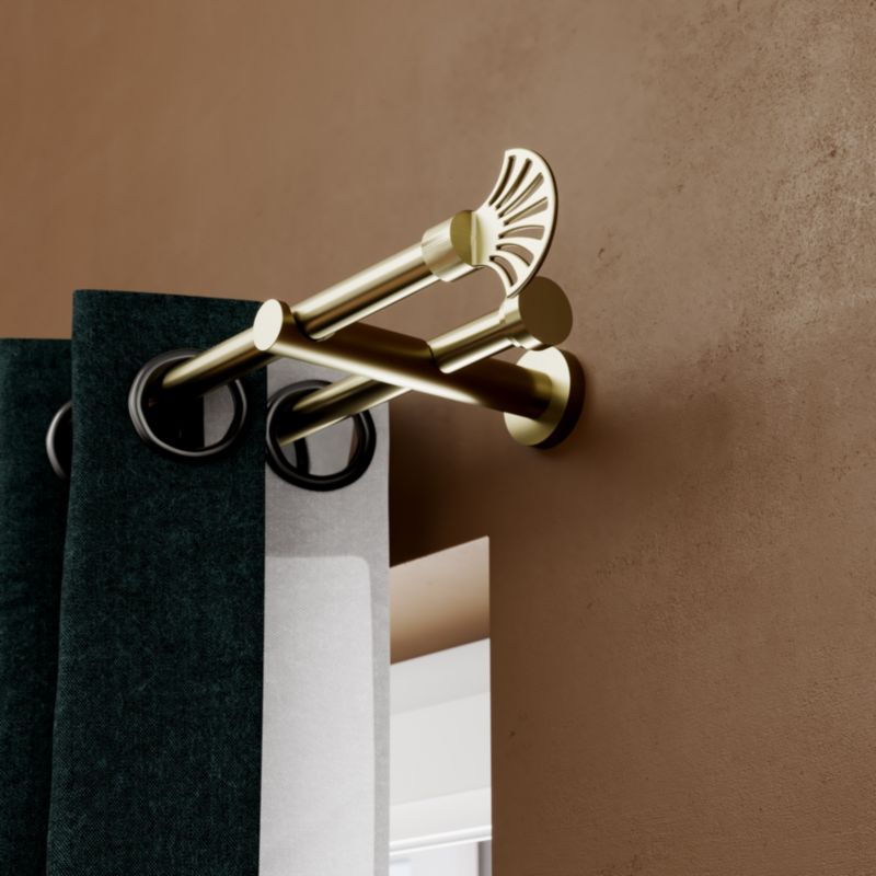 GoodHome Elasa gardinstang 19 mm 300 cm i guld