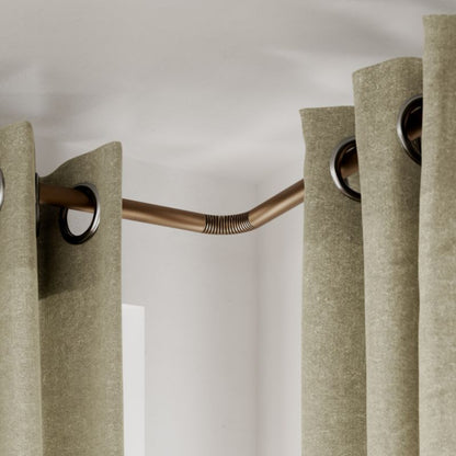 GoodHome Kozani gardinstang 19 mm 160 cm brun