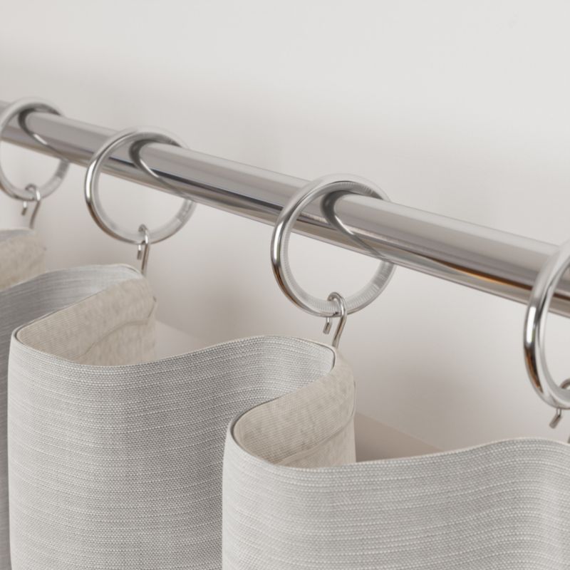 GoodHome Olympe gardinstang 19 mm 160 cm grå
