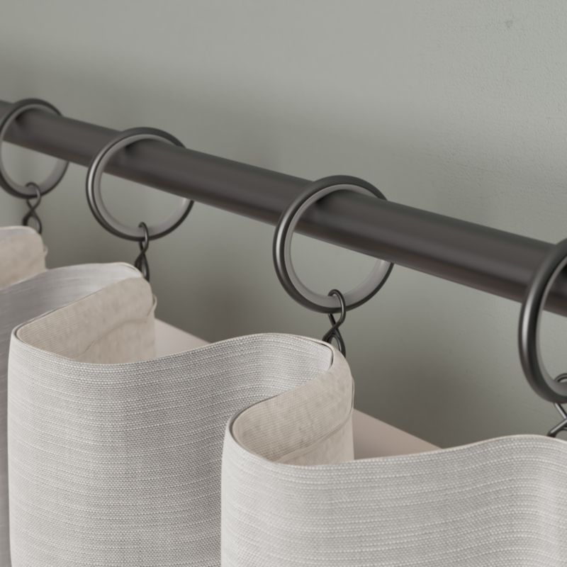 GoodHome Tinos gardinstang 19 mm 160 cm grå