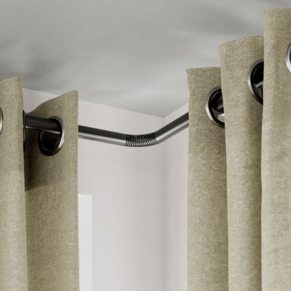 GoodHome Tinos gardinstang 19 mm 160 cm grå