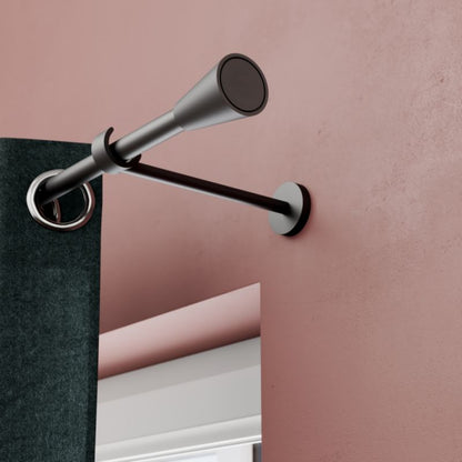 GoodHome Tinos gardinstang 19 mm 200 cm grå
