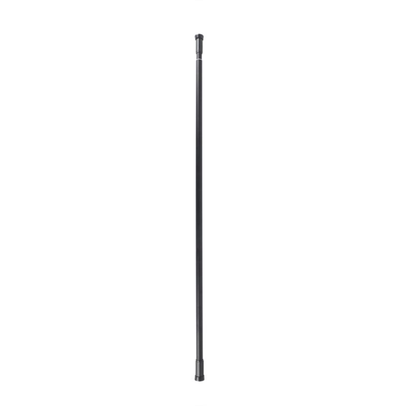 Bruserstang 110-200 cm Sort Aluminium Twist & Lock