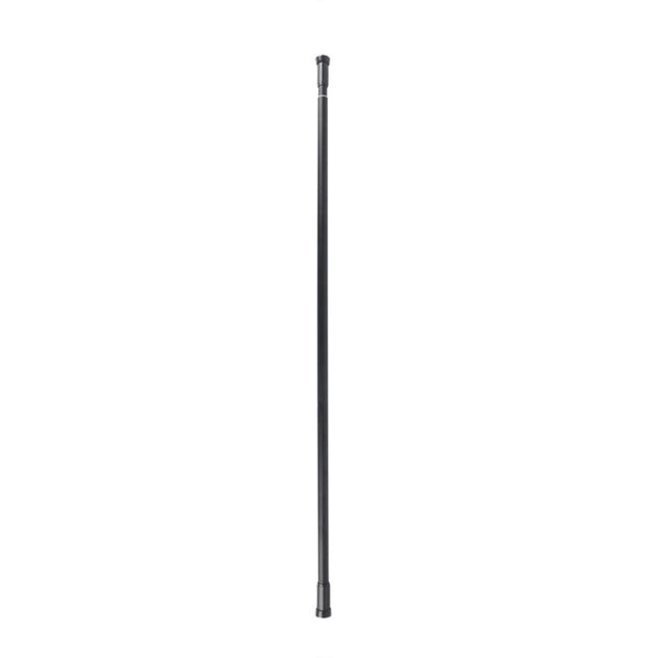Bruserstang 110-200 cm Sort Aluminium Twist & Lock