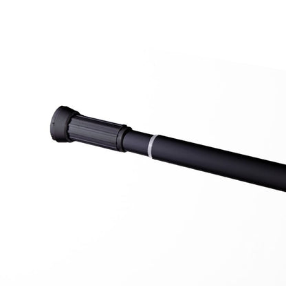 Bruserstang 110-200 cm Sort Aluminium Twist & Lock