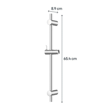 Brusesæt Maza 65,4 cm Krom Rustfrit Stål