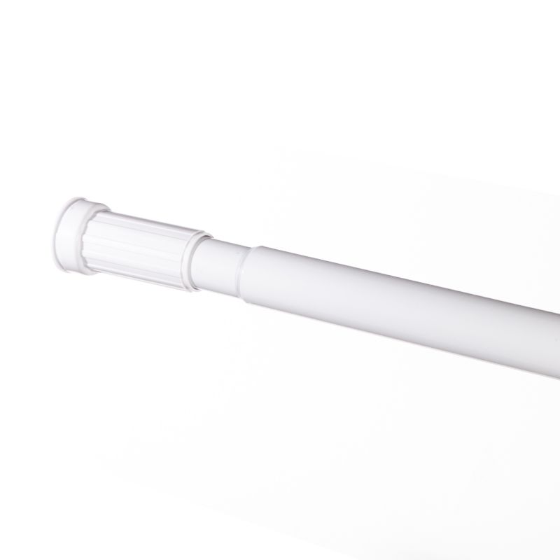 Nira justerbar brusebøjle 140-260 cm 25 mm hvid