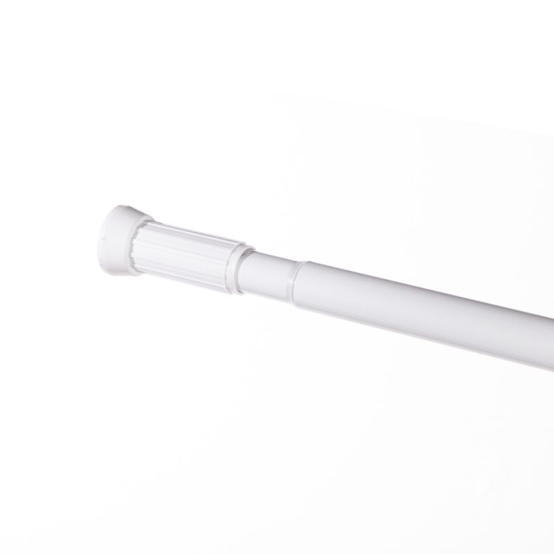 Bruserstang Nira Regulerbar 70-120 cm 20 mm Hvid