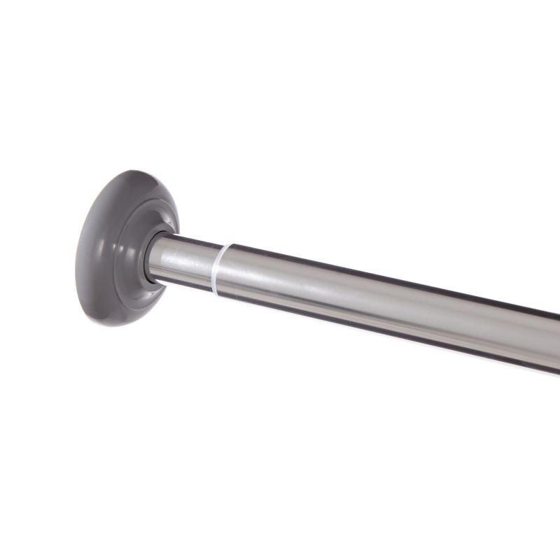 Regulerbar Brusestang 140-260 cm 25 mm Krom
