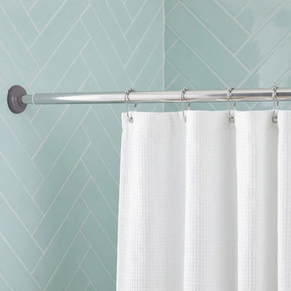 Regulerbar Brusestang 140-260 cm 25 mm Krom