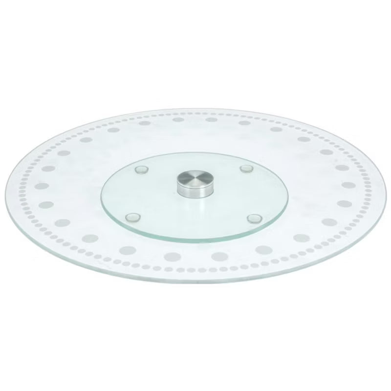 Kageopsats Drejelig 30 cm Transparent Glas