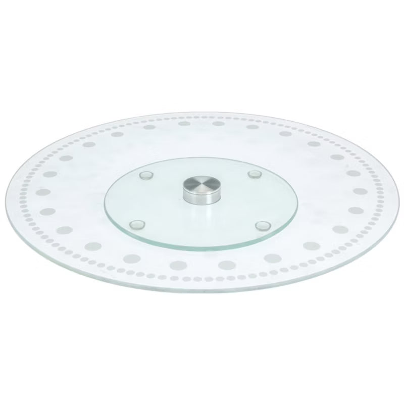 Kageopsats Drejelig 30 cm Transparent Glas