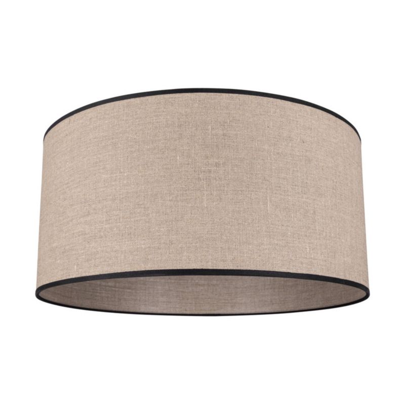 Træ-gulvlampe SPOT Light 1xE27 Max. 60W Naturlig FSC-birk med beige-svart linned, 1 stk.