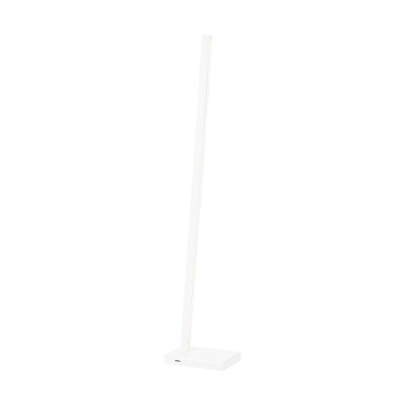 Trægulvlampe SPOT Light 1xLED 22W Bøgtræ Hvid FSC Touch-dæmper Polsk Producent 1 stk.