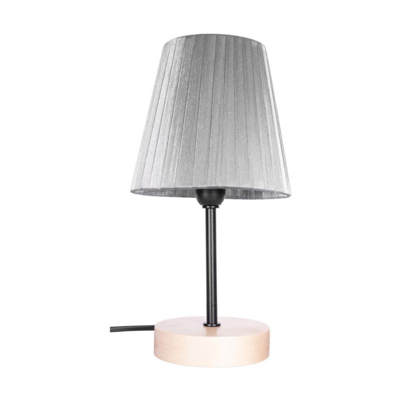 Træbordlampe SPOT Light 1xE14 Max. 25W Naturlig FSC-birk med antracitfinish, 1 stk.