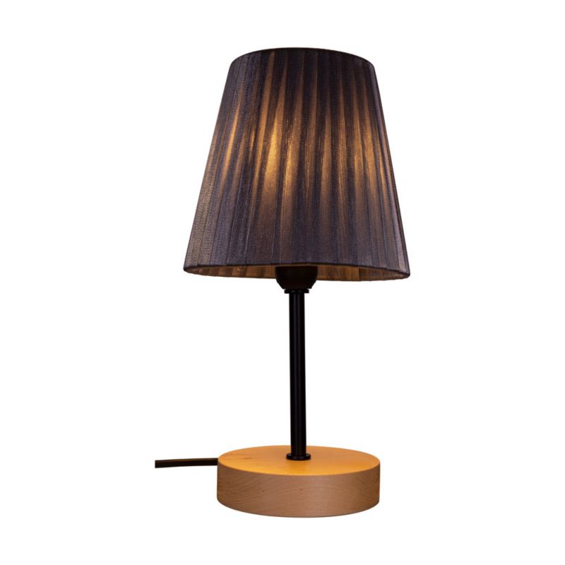 Træbordlampe SPOT Light 1xE14 Max. 25W Naturlig FSC-birk med antracitfinish, 1 stk.