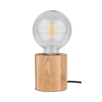 Træbordlampe SPOT Light 1xE27 Max. 25W Olieret Eg FSC, Polsk Producent, 1 stk.