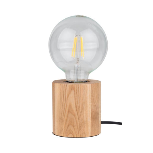 Træbordlampe SPOT Light 1xE27 Max. 25W Olieret Eg FSC, Polsk Producent, 1 stk.