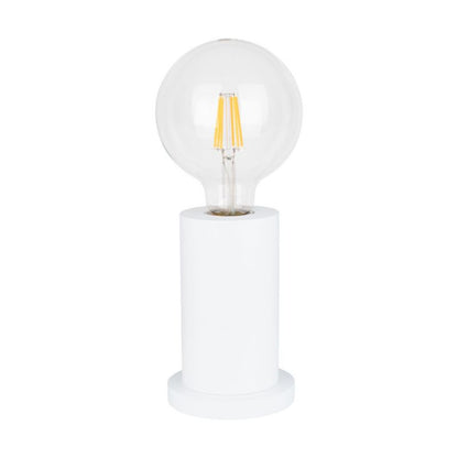 Træbordlampe SPOT Light 1xE27 Max. 25W Bøgtræ Hvid FSC, Polsk Producent, 1 stk.