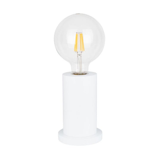 Træbordlampe SPOT Light 1xE27 Max. 25W Bøgtræ Hvid FSC, Polsk Producent, 1 stk.