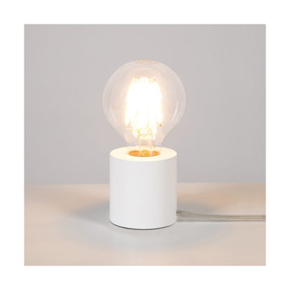 Træbordlampe SPOT Light 1xE27 Maks. 25W Bøgtræ Hvid FSC, Polsk Producent, 1 stk.