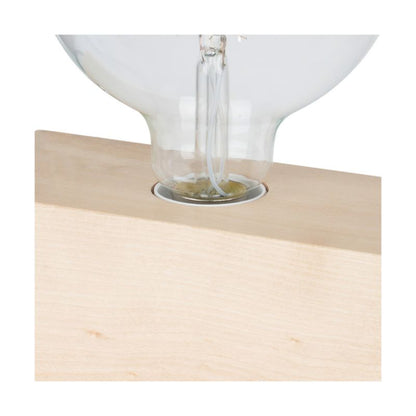 Træbordlampe SPOT Light 1xE27 Maks. 25W Naturlig FSC-birk, Polsk producent, 1 stk.