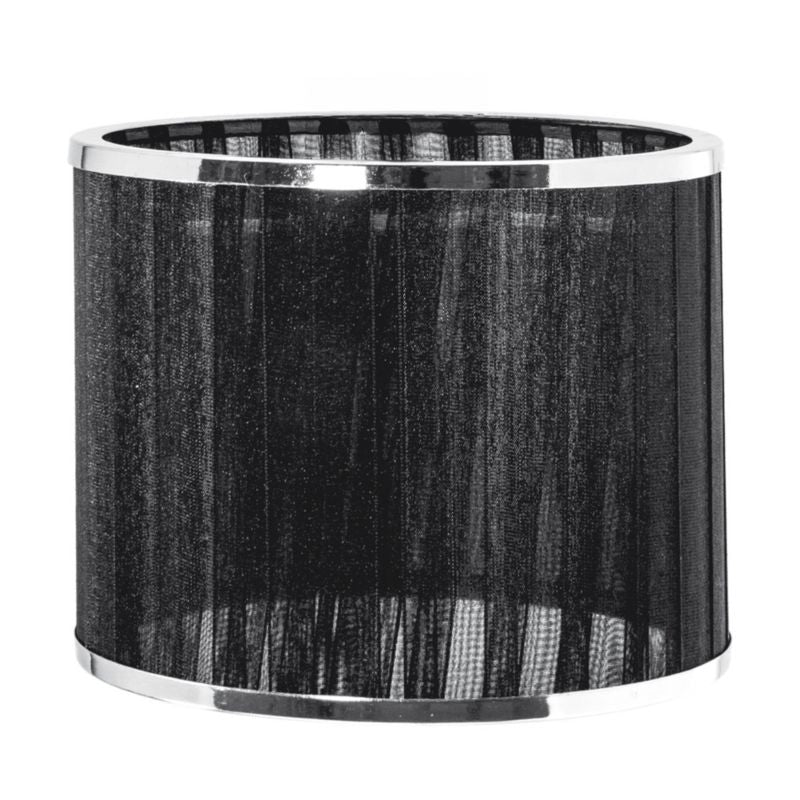 Træbordlampe SPOT Light 1xE27 Max. 25W Naturlig FSC-birk med sort-krommet stofskærm, 1 stk.