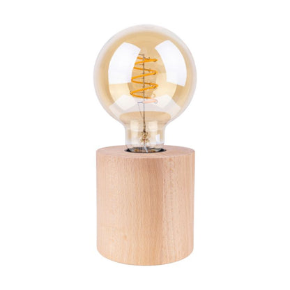 Træbordlampe SPOT Light 1xE27 Max. 25W Naturlig Bøg FSC, Polsk Producent 1 stk.