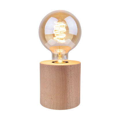 Træbordlampe SPOT Light 1xE27 Max. 25W Naturlig Bøg FSC, Polsk Producent 1 stk.