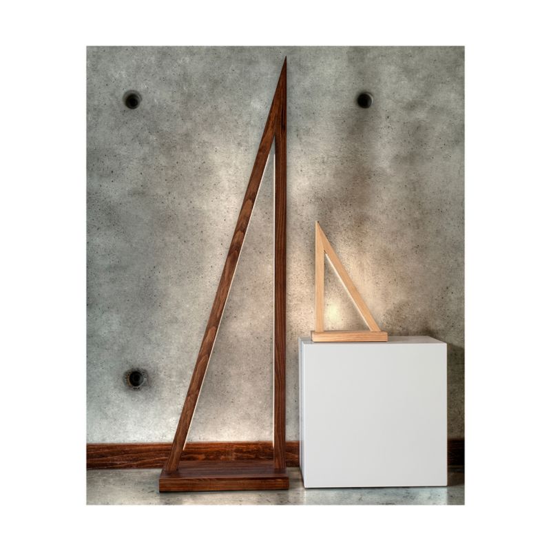 Træbordlampe SPOT Light 2xLED 8,5W Olieret Eg FSC, Touch-dæmper, Dansk Producent, 1 stk.