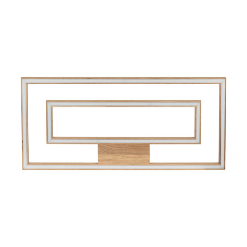 Træloftslampe SPOT Light 2xLED Integreret 24V 57W Olieret Eg FSC, Polsk Producent, 1 stk.