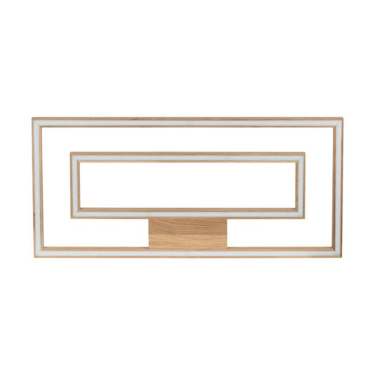 Træloftslampe SPOT Light 2xLED Integreret 24V 57W Olieret Eg FSC, Polsk Producent, 1 stk.