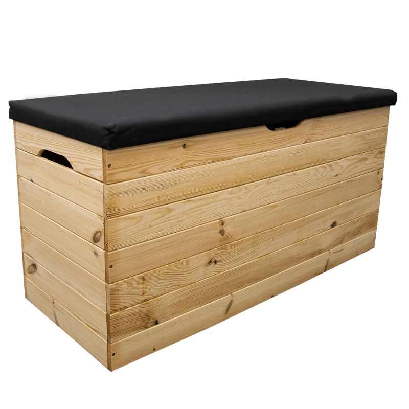 Træskrin 4iQ Group 100x40x50 cm polstret kiste 200L 1 stk.
