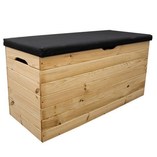 Træskrin 4iQ Group 100x40x50 cm polstret kiste 200L 1 stk.
