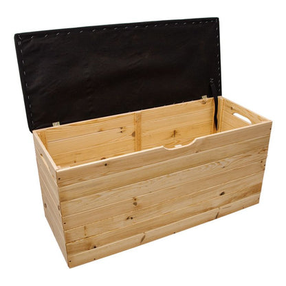 Træskrin 4iQ Group 100x40x50 cm polstret kiste 200L 1 stk.