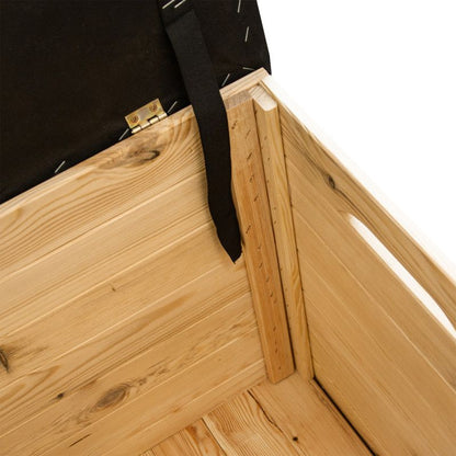 Træskrin 4iQ Group 100x40x50 cm polstret kiste 200L 1 stk.