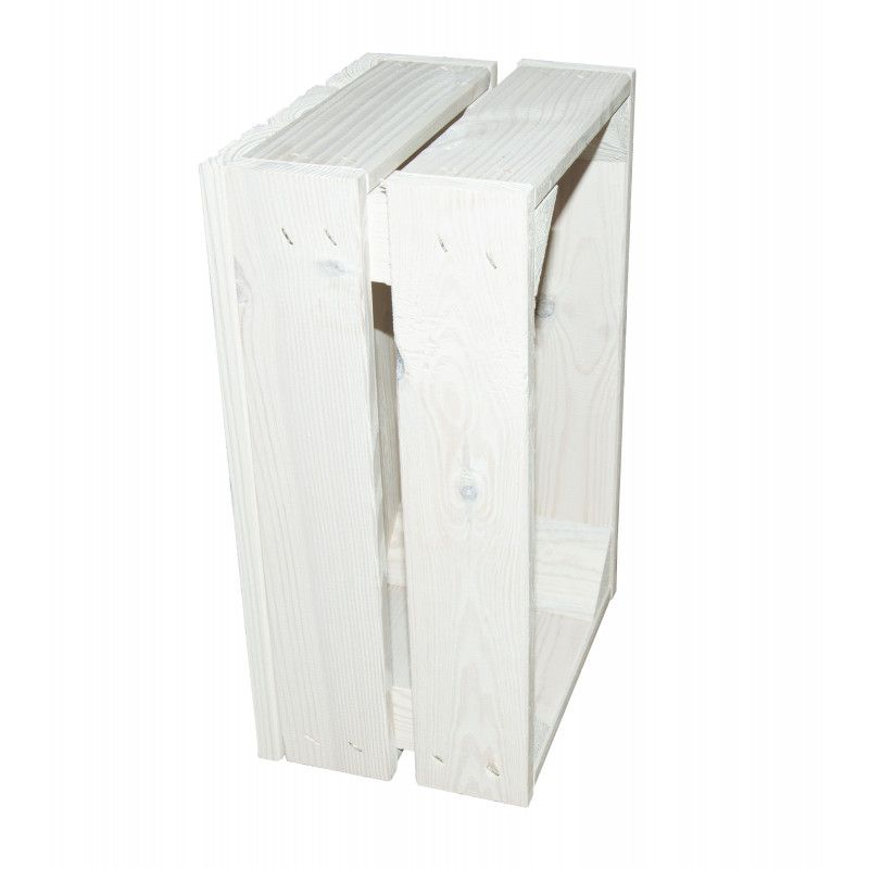 Hvid trææske 4iQ Group 32x20x14 cm, 1 stk.