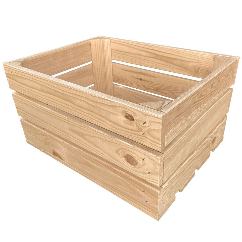 Trææske 4iQ Group 40 x 30,5 x 21 cm naturlig 1 stk.