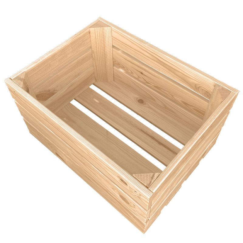 Trææske 4iQ Group 40 x 30,5 x 21 cm naturlig 1 stk.