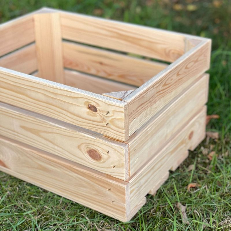 Trææske 4iQ Group 40 x 30,5 x 21 cm naturlig 1 stk.