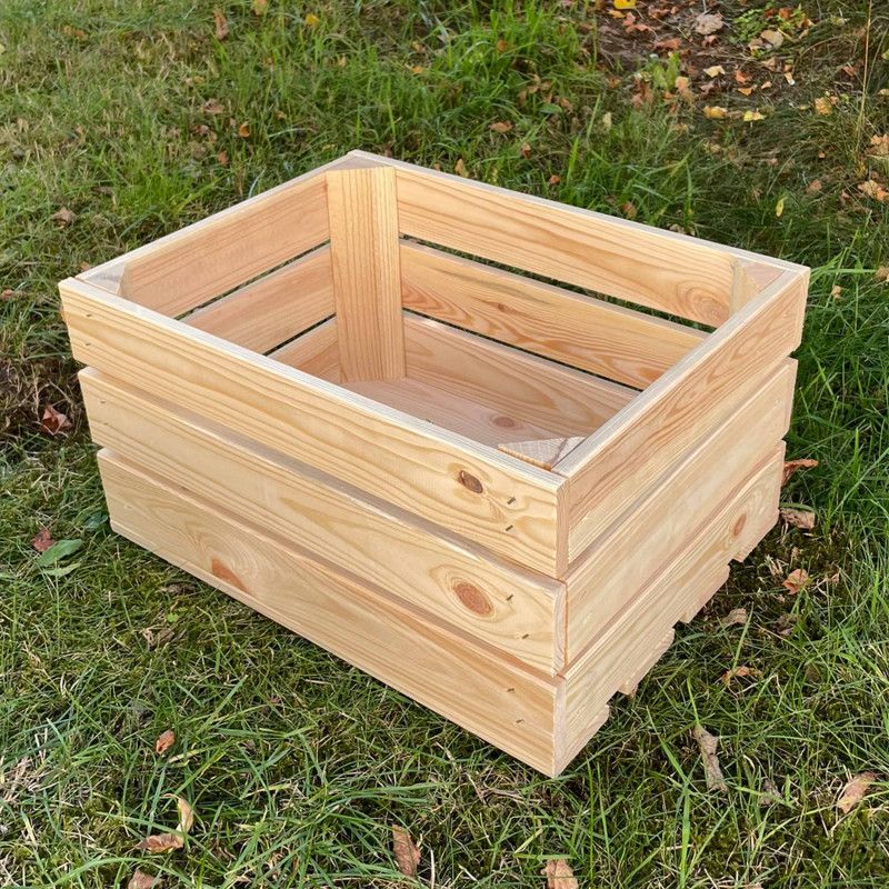 Trææske 4iQ Group 40 x 30,5 x 21 cm naturlig 1 stk.