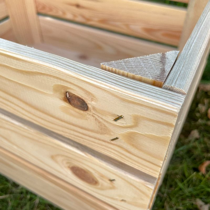 Trææske 4iQ Group 40 x 30,5 x 21 cm naturlig 1 stk.