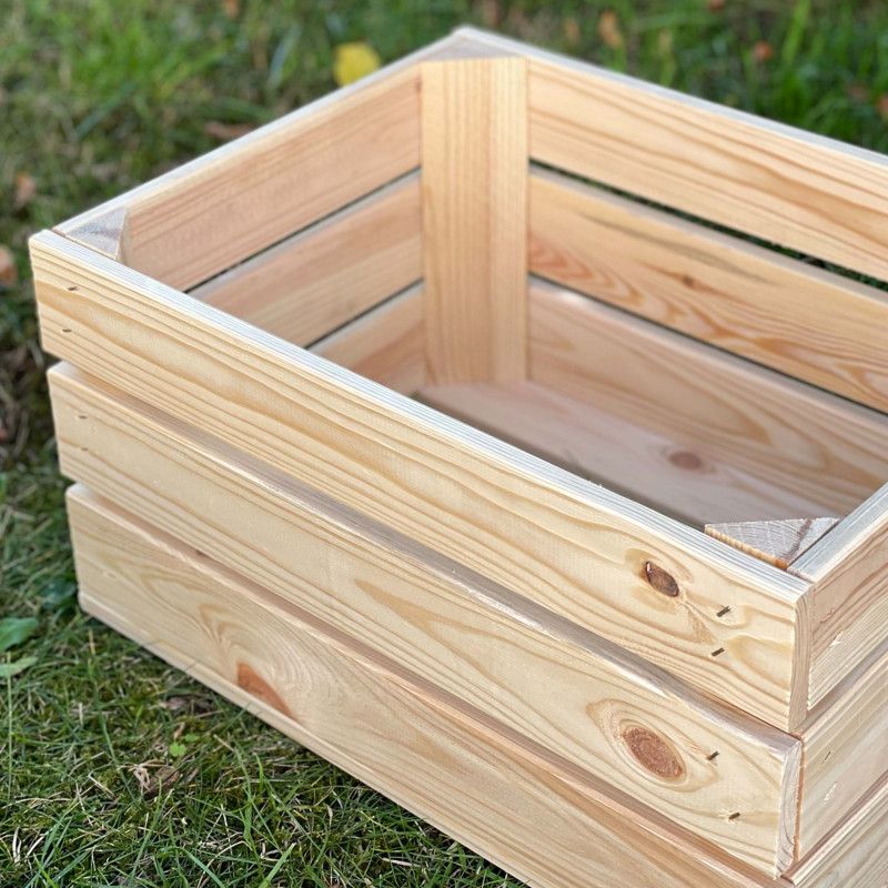 Trææske 4iQ Group 40 x 30,5 x 21 cm naturlig 1 stk.