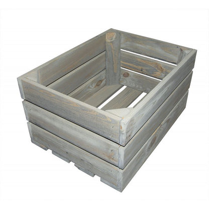 Trækasse 4iQ Group 40x30x21 cm grå 1 stk.