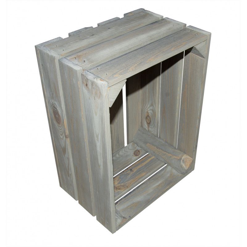 Trækasse 4iQ Group 40x30x21 cm grå 1 stk.